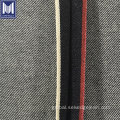 Jeans Raw Material 13oz red/white color selvedge line denim fabric Supplier